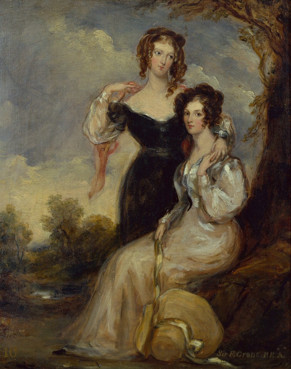 Grevinnen av Chesterfield og Hon. Mrs. George Anson, døtre til Cecil, First Lord Forester av Francis Grant