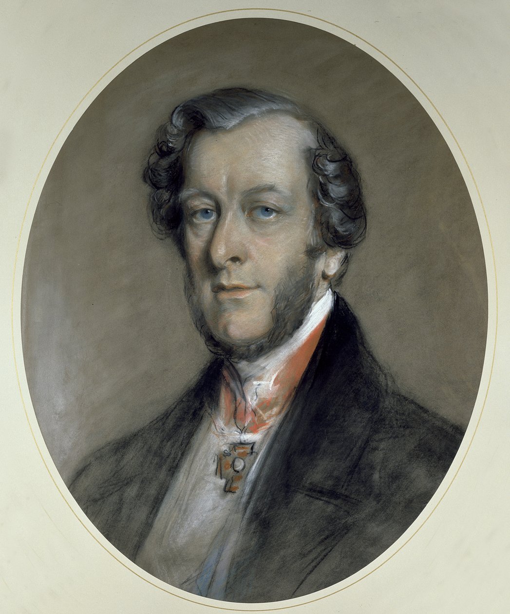 William Cavendish, 6. hertug av Devonshire (pastell på papir) av Francis Grant