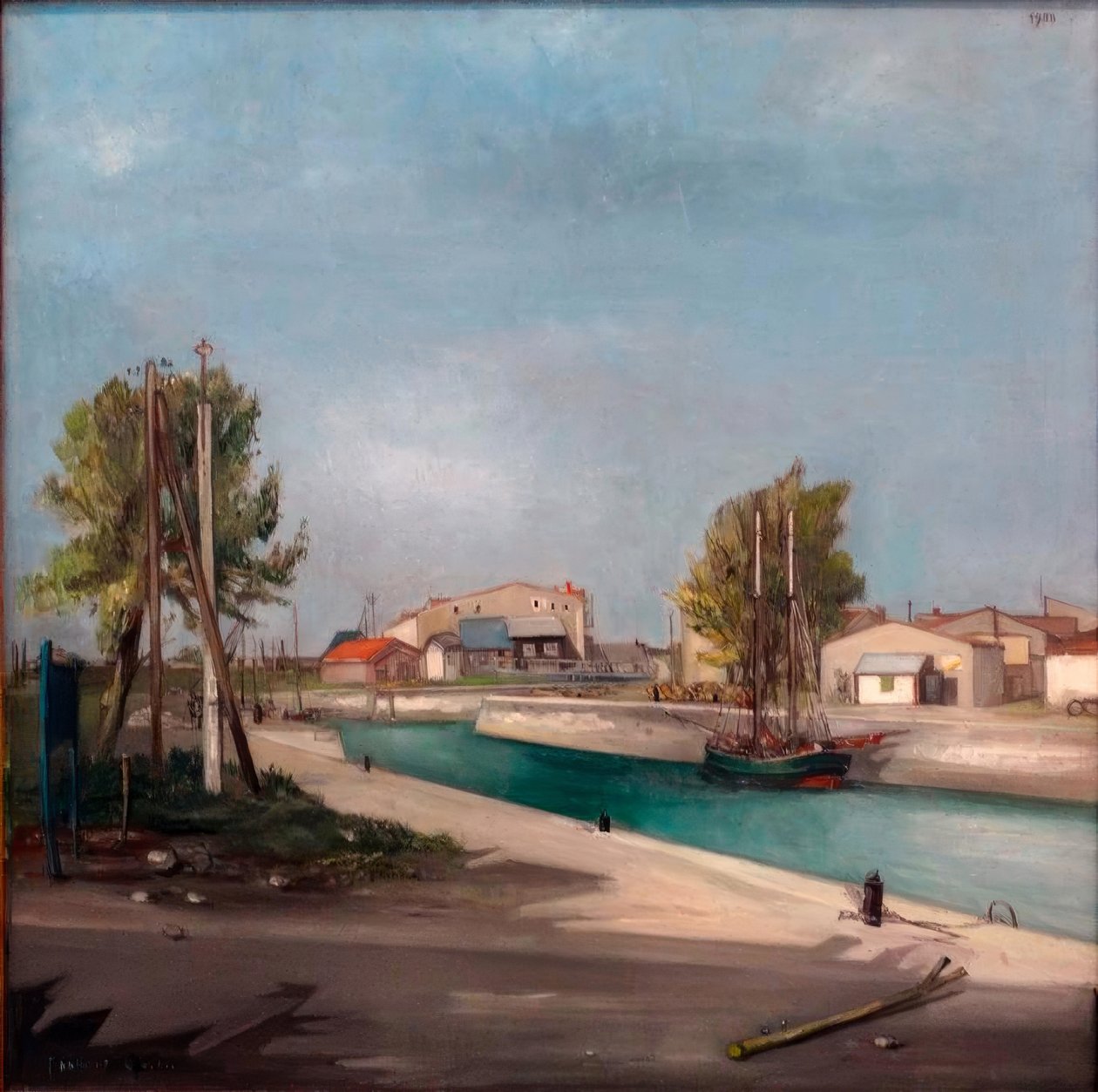 Landskapet til Ile de Ré av Francis Gruber