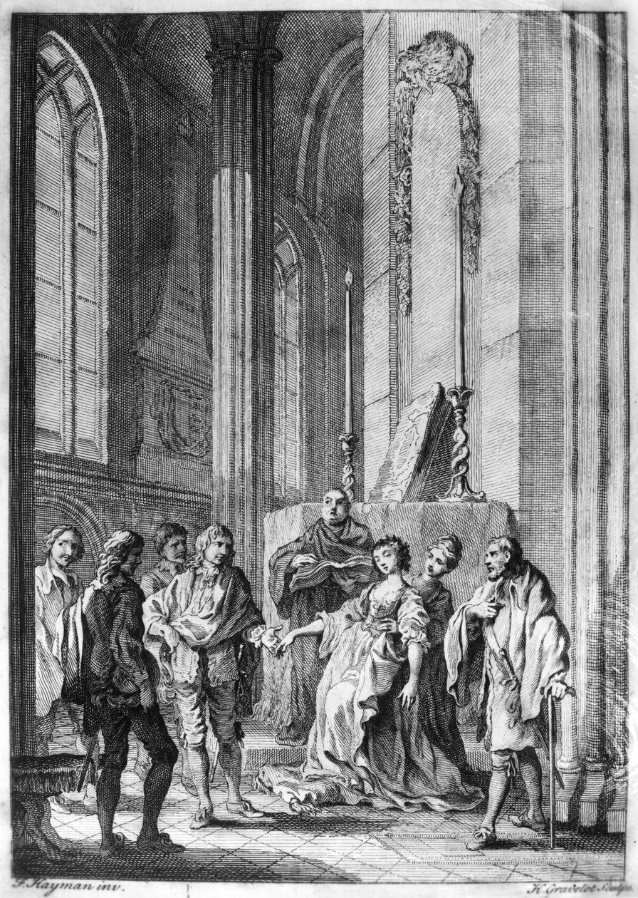 Claudio anklager Hero for troløshet, Act IV Scene i fra 