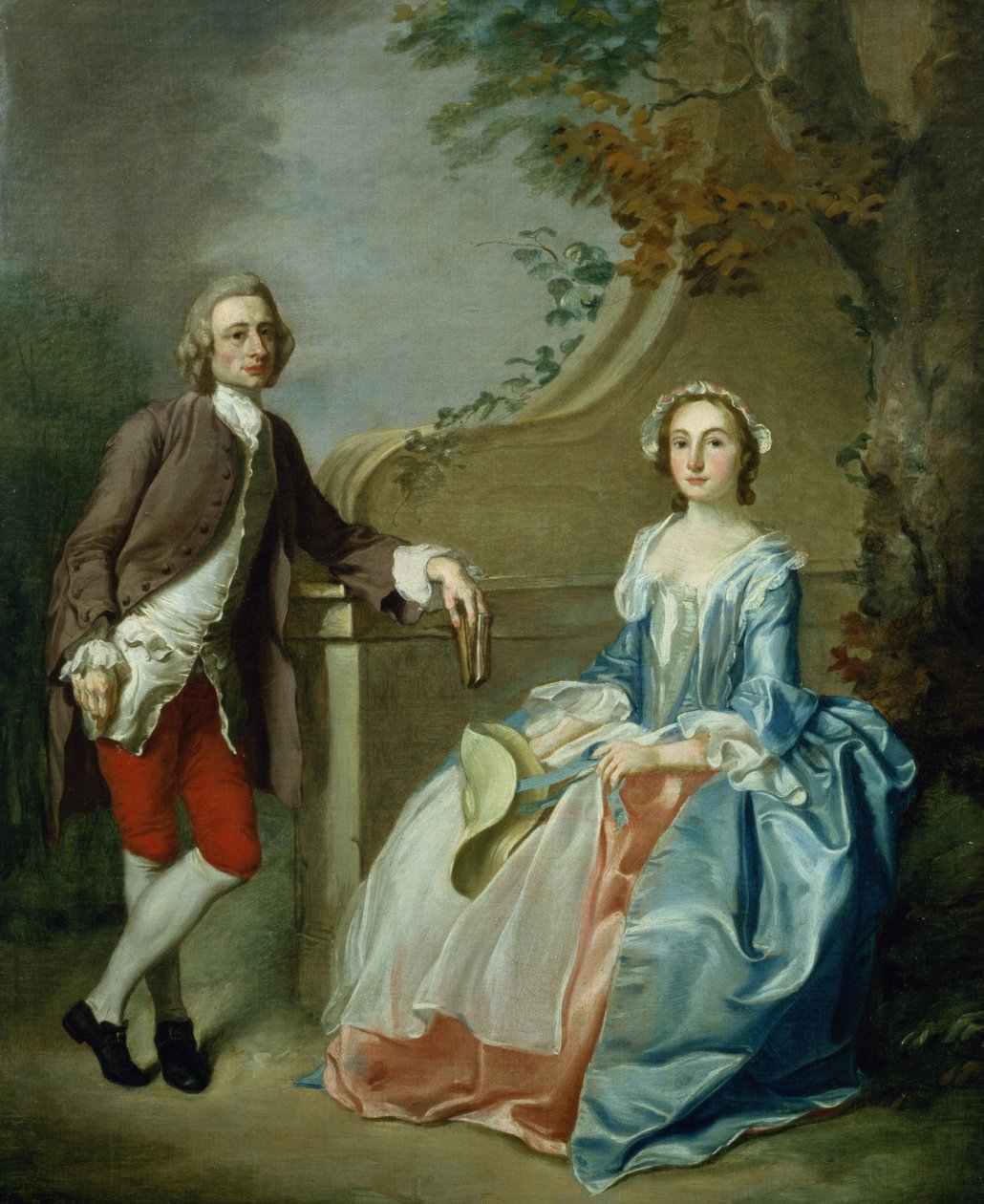 Portrett av en gentleman og hans kone av Francis Hayman