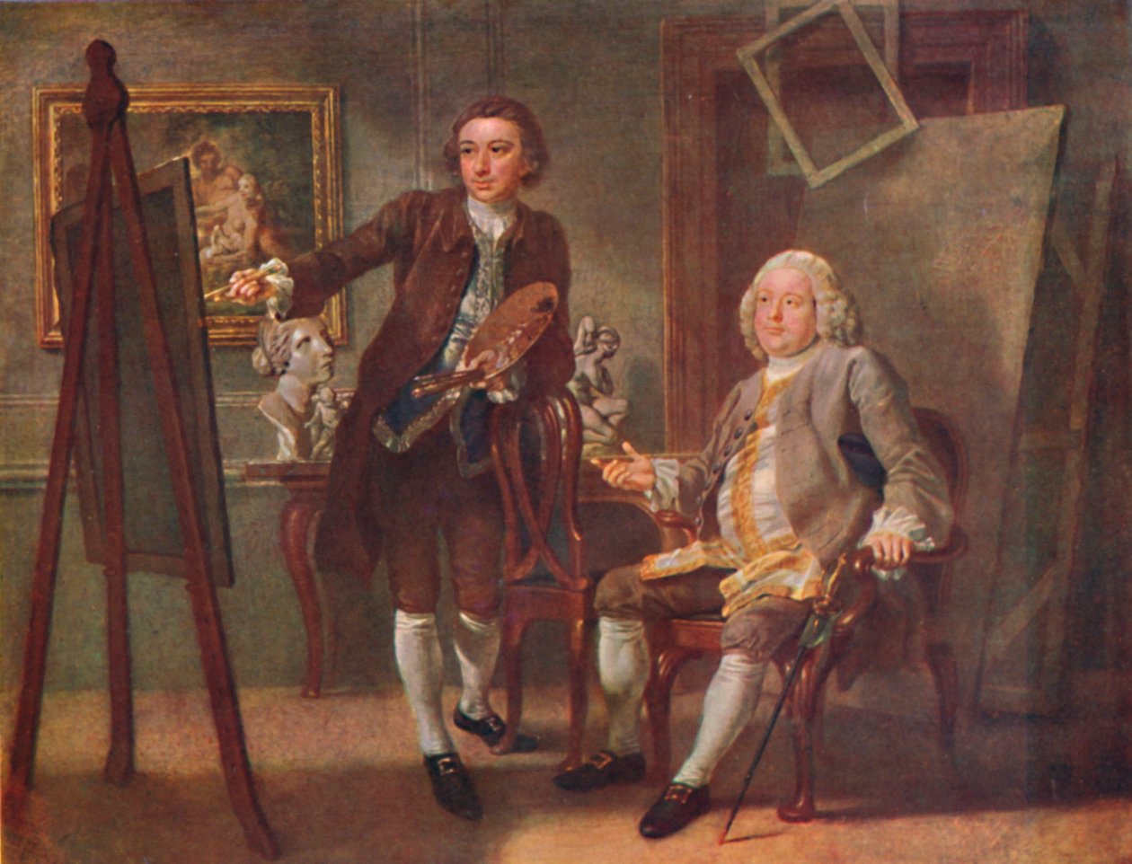 Robert Walpole, første jarl av Orford, K.G., i studioet til Francis Hayman, R.A., c1748-1750, 19 av Francis Hayman