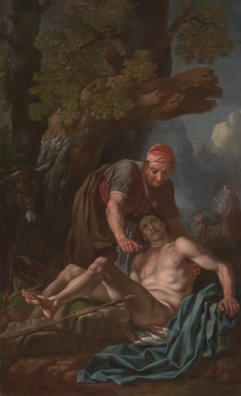 Den barmhjertige samaritan av Francis Hayman