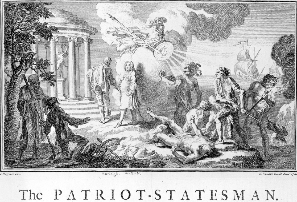 The Patriot Statesman, 1740 av Francis Hayman