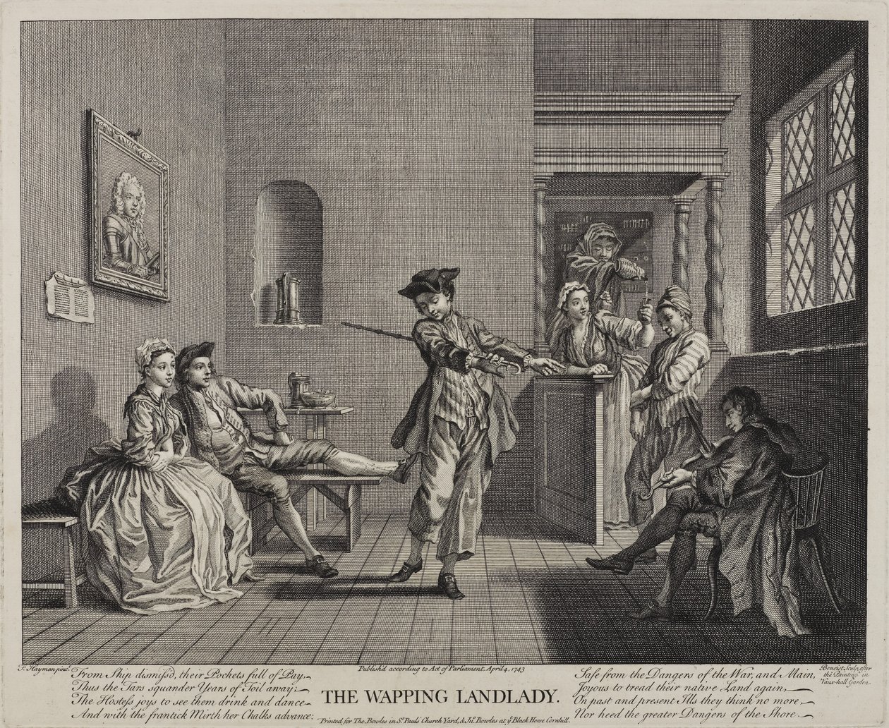The Wapping Landlady, 1743 av Francis Hayman