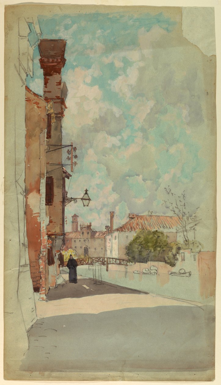 Kanal, Venezia, Italia av Francis Hopkinson Smith