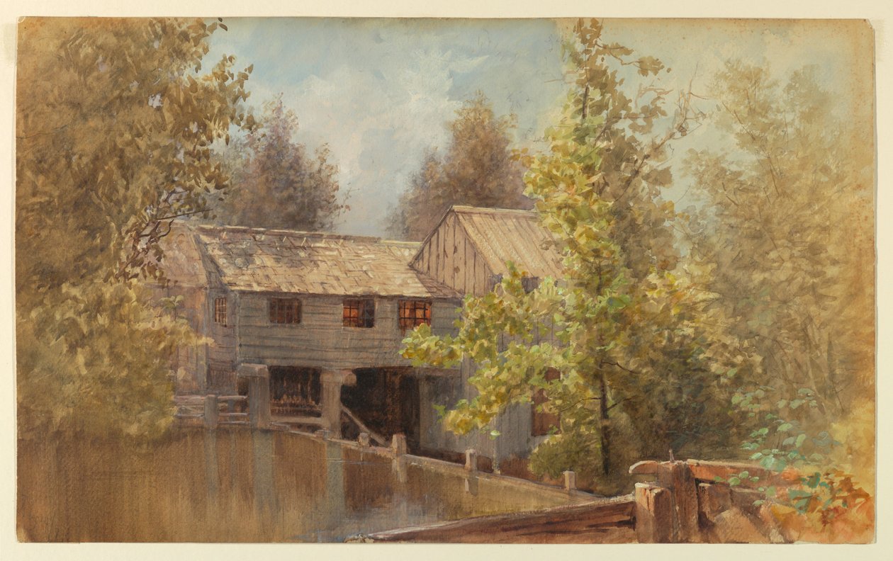 Gamle Grist Mill av Francis Hopkinson Smith