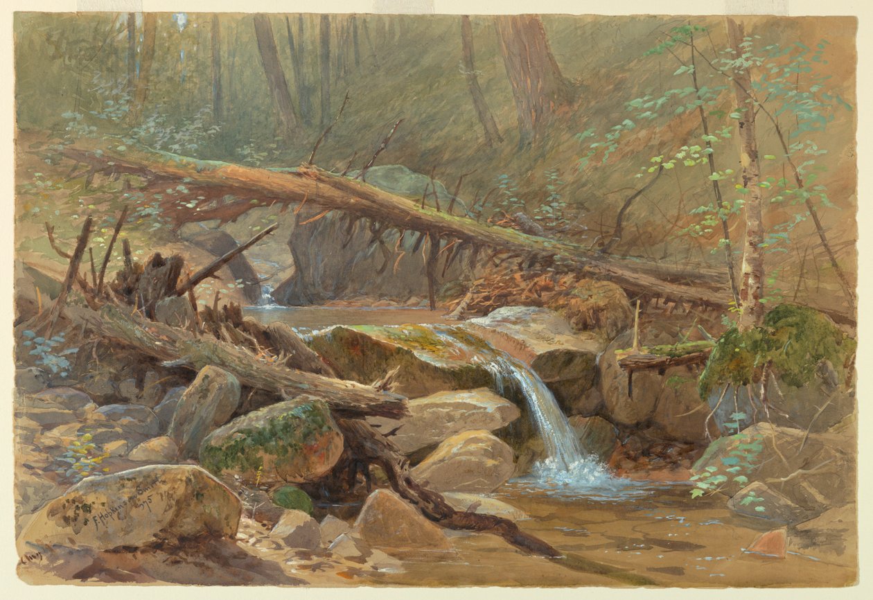 Basseng i skogen av Francis Hopkinson Smith