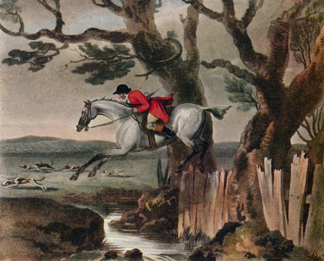 Nå, kontrakt, sier Dick, av Jove Disse D--d Quornites Shall Now See The Trick, 1790, 1922 av Francis Jukes