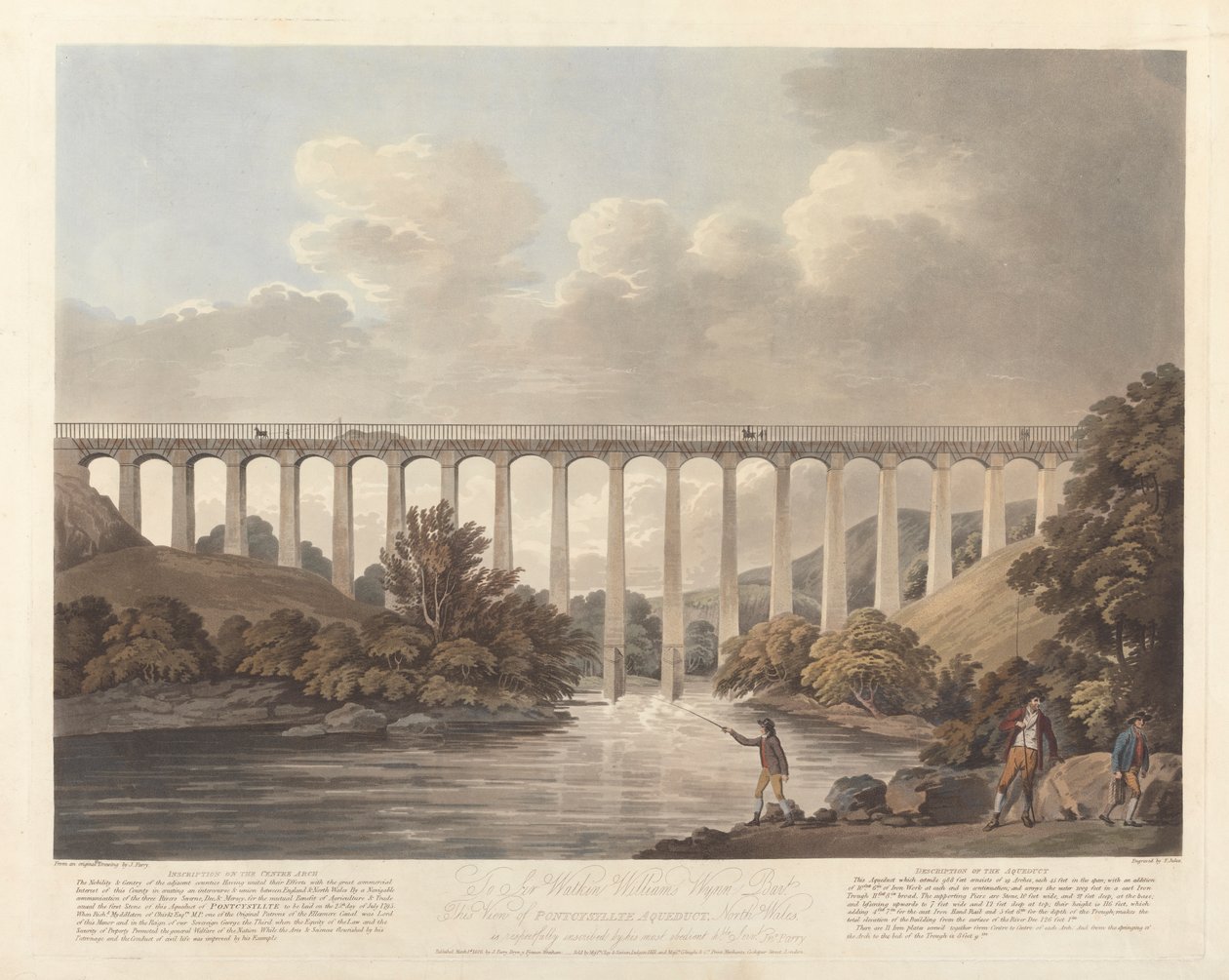 Pontysyllte-akvedukten, Nord-Wales av Francis Jukes