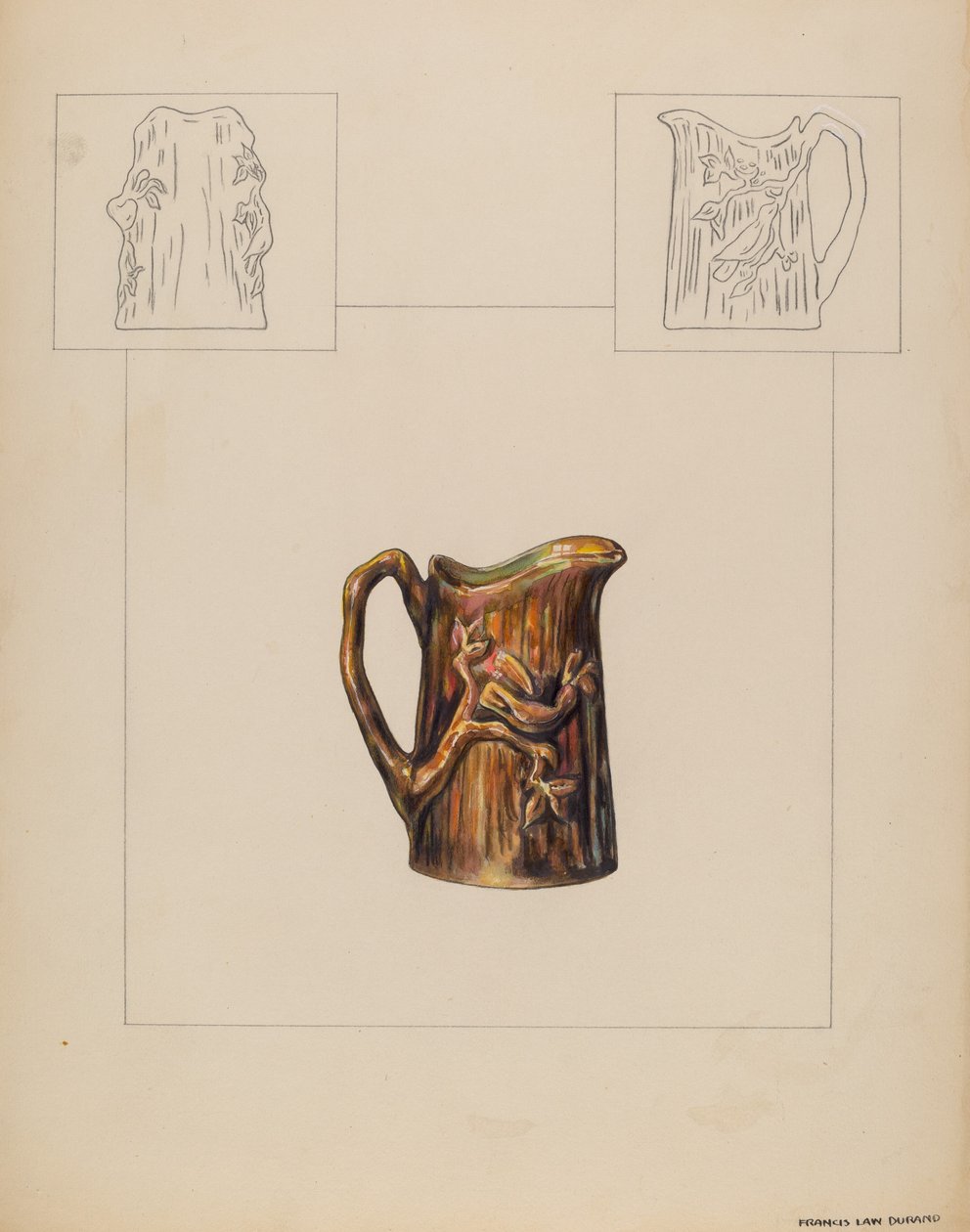 Mugge (individuell fløtekanna) av Francis Law Durand