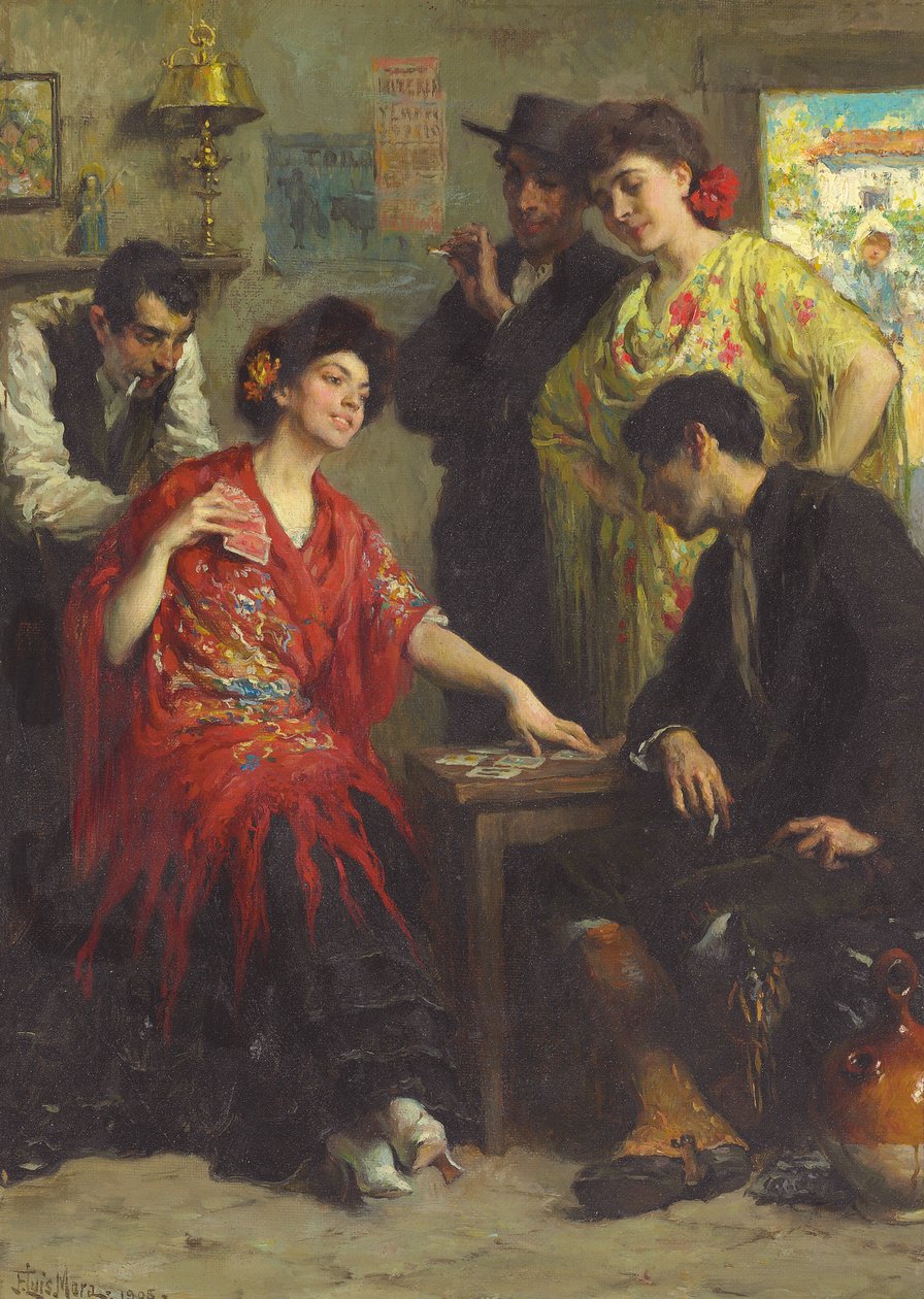 Kortspillerne av Francis Luis Mora