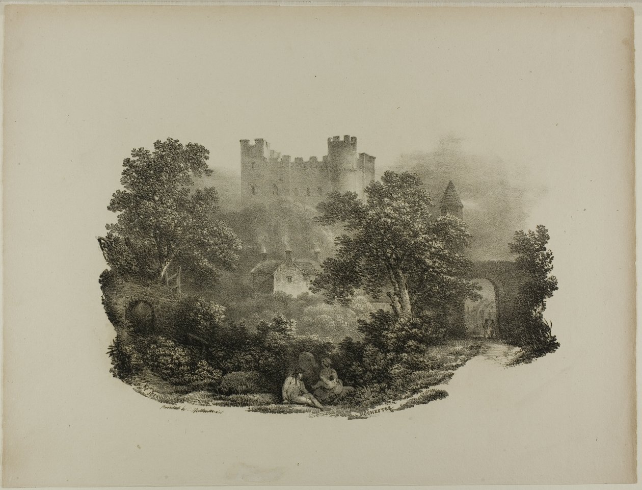 Chester, 1821 av Francis Nicholson