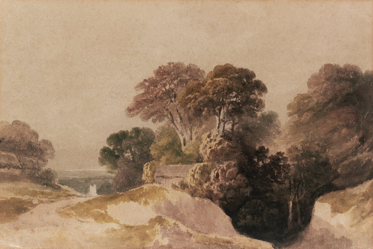Pastoral scene av Francis Nicholson