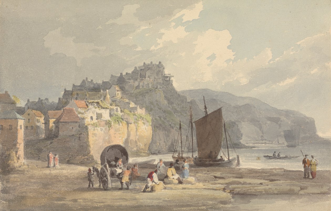 Robin Hood's Bay, Yorkshire av Francis Nicholson