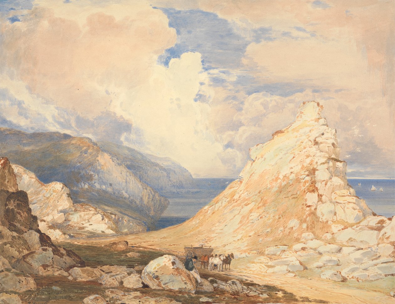 Valley of Rocks, Lynton, North Devon av Francis Oliver Finch
