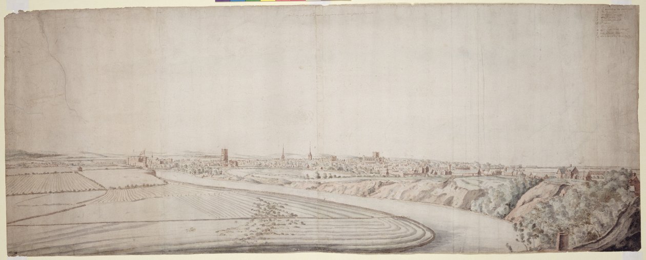 Utsikt over Chester av Francis Place