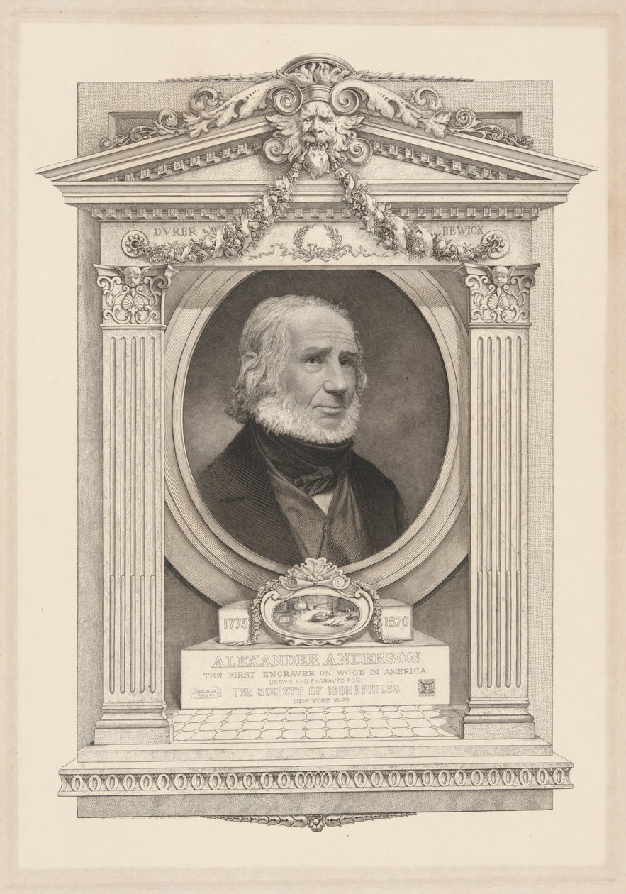 Portrait of Alexander Anderson   1348188   no       norwegian Successfully Translated  Original: Hester Street Translat: Hester Street 1399136 no norwegian Successfully Translated Original: Catafalque for Pope Clement X, central structure at the top of a f av Francis Scott King