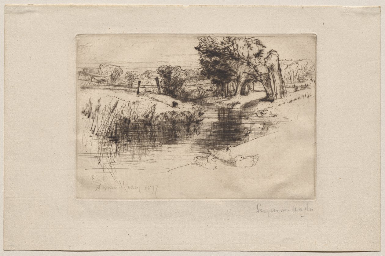 En bakevje av Francis Seymour Haden