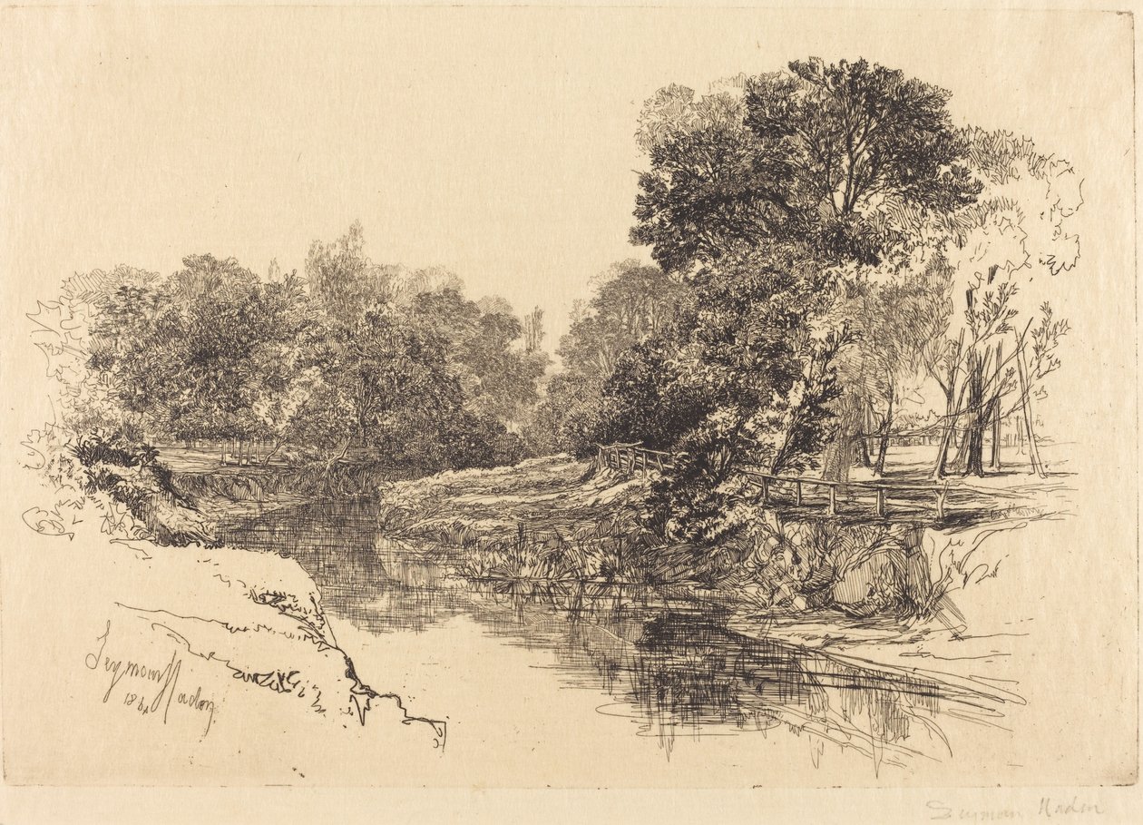 En elv i Irland av Francis Seymour Haden