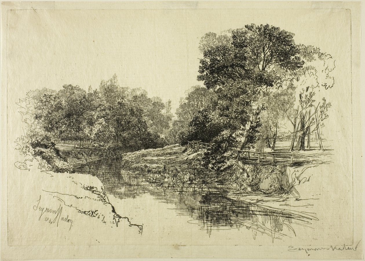 En elv i Irland av Francis Seymour Haden