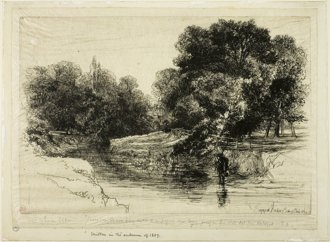 En elv i Irland av Francis Seymour Haden
