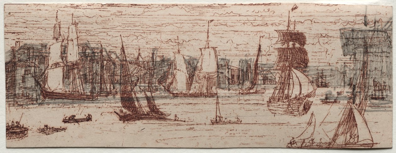 En skisse av Greenwich av Francis Seymour Haden