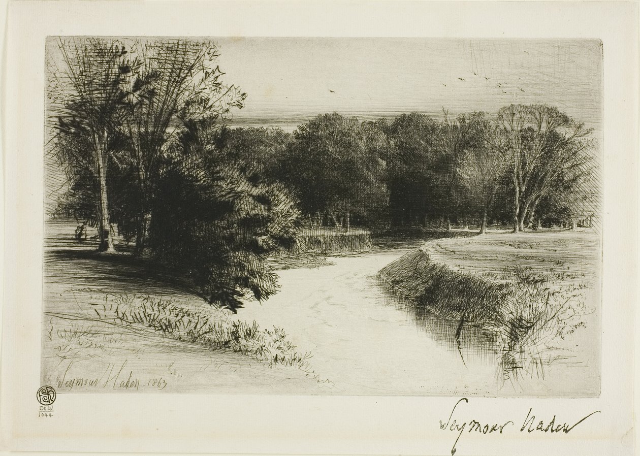 En solnedgang i Irland av Francis Seymour Haden
