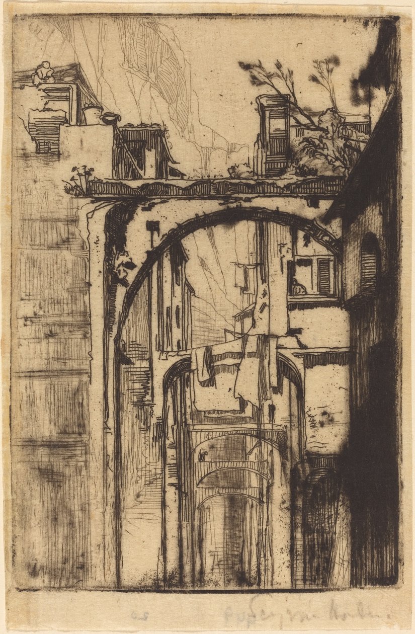 Amalfi av Francis Seymour Haden