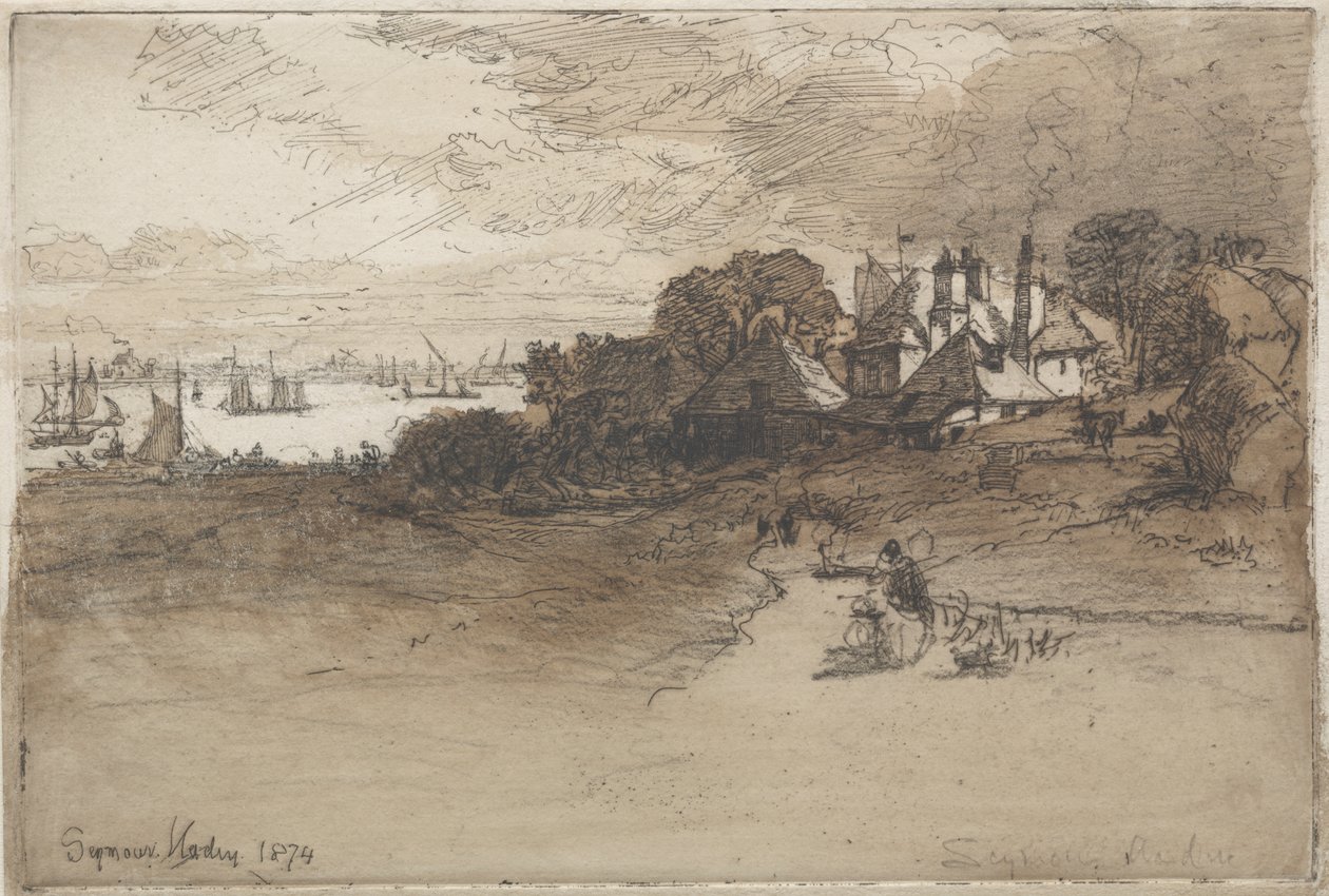 En Essex Farm av Francis Seymour Haden