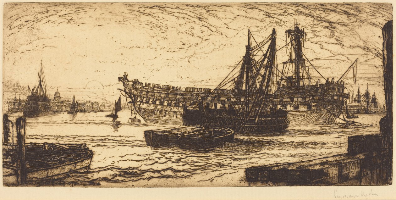 Opphuggingen av Agamemnon av Francis Seymour Haden