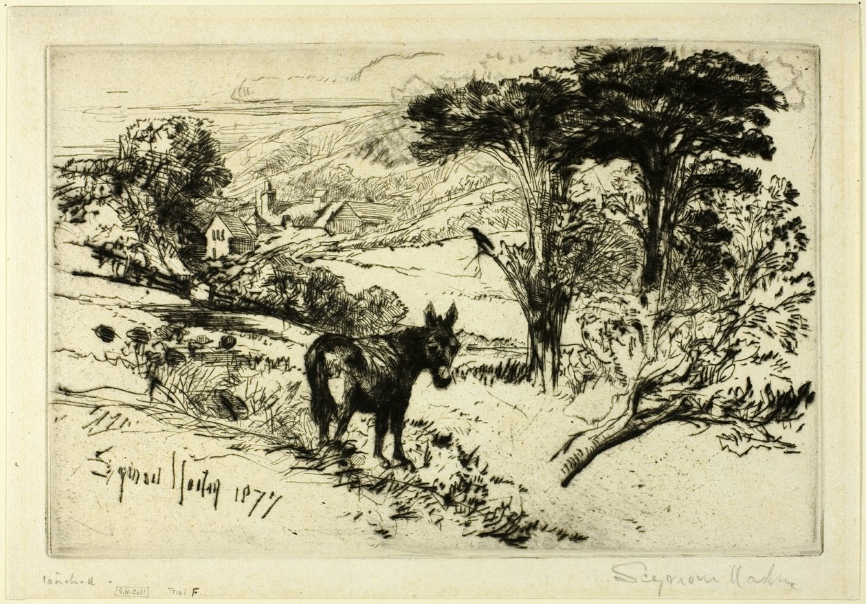 Challow Farm av Francis Seymour Haden