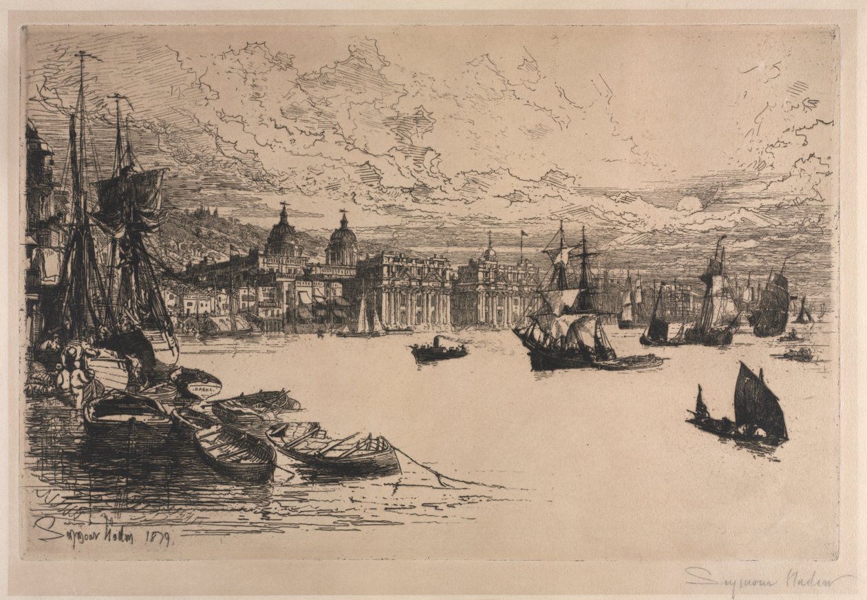 Greenwich av Francis Seymour Haden