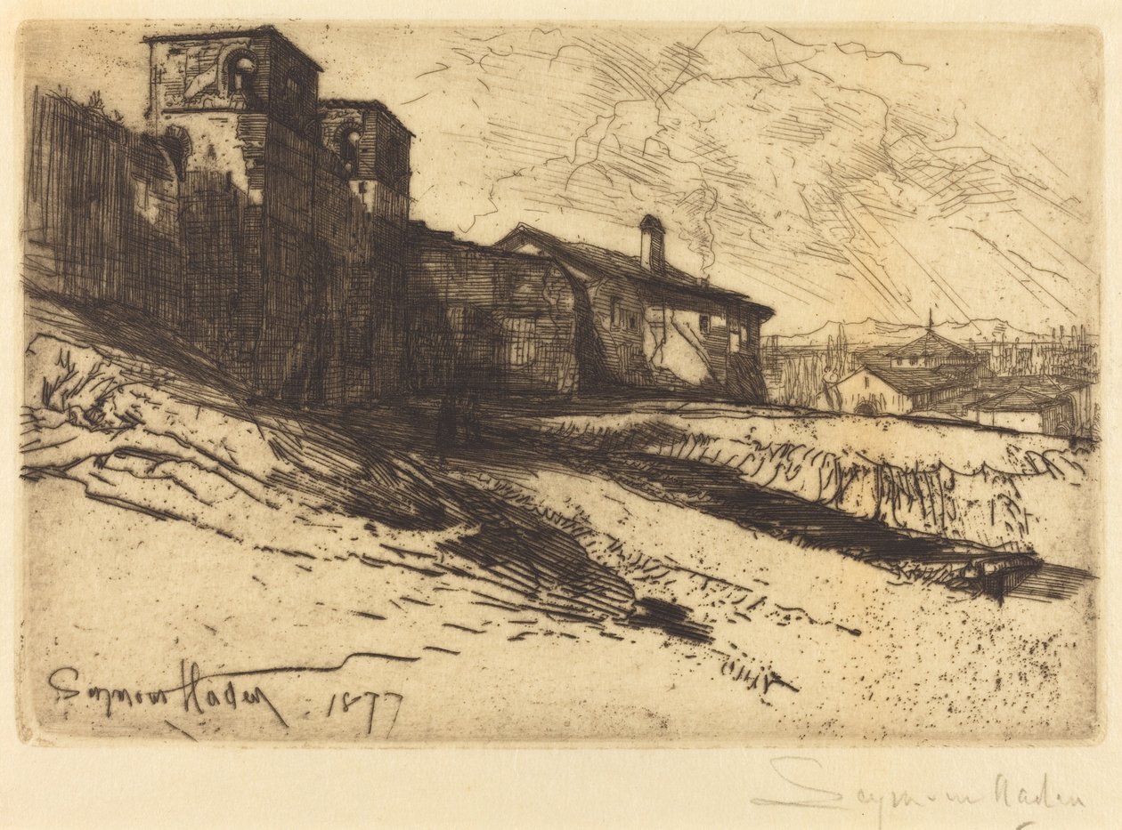 Grim Spania av Francis Seymour Haden
