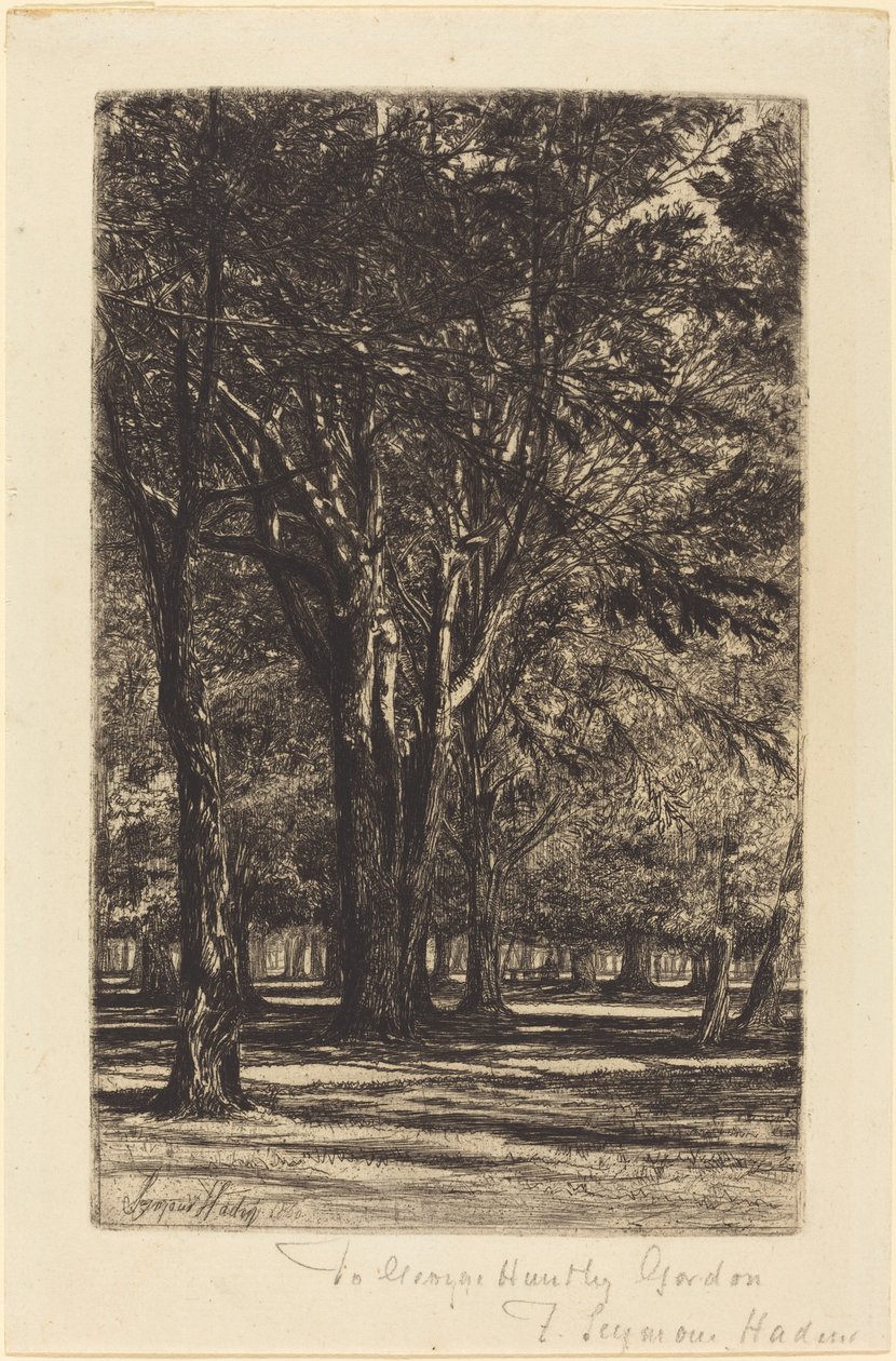 Kensington Gardens (The Larger Plate) av Francis Seymour Haden