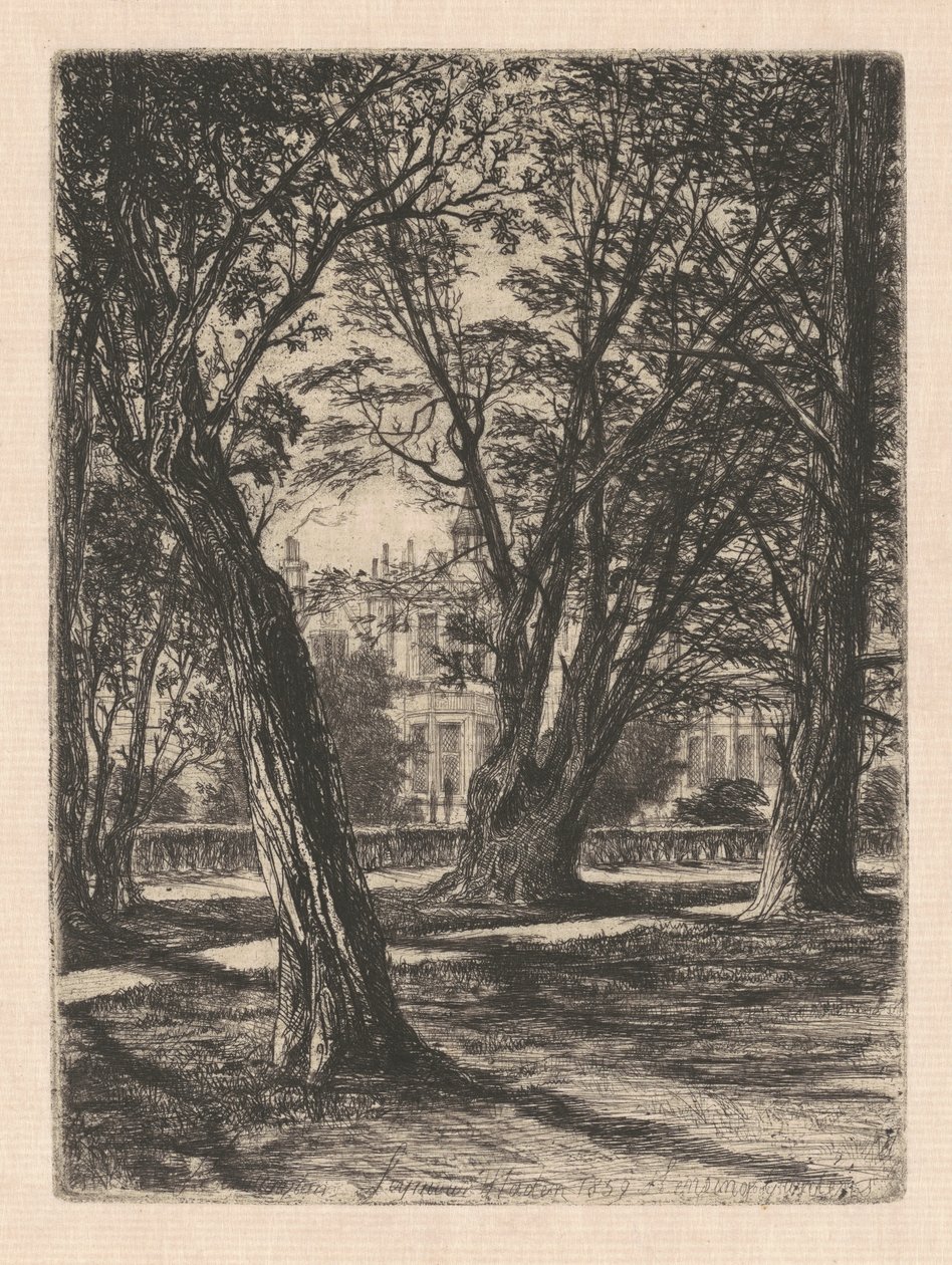Kensington Gardens, nr. 1 av Francis Seymour Haden