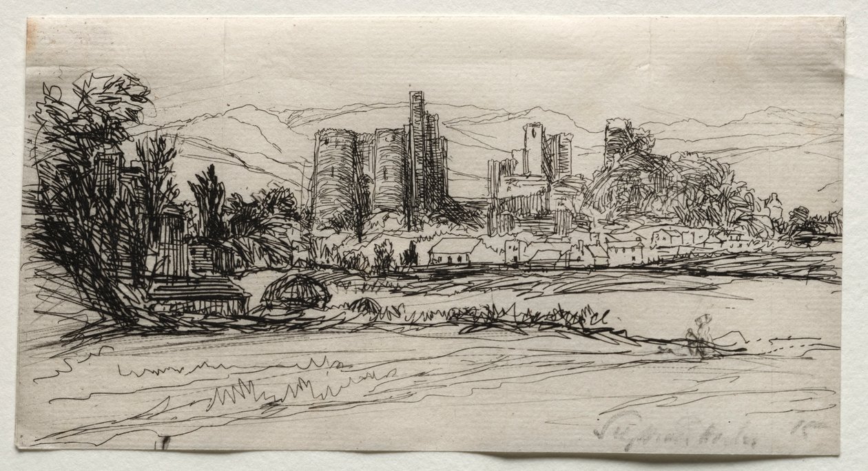 Kidwelly Castle, 1859. av Francis Seymour Haden