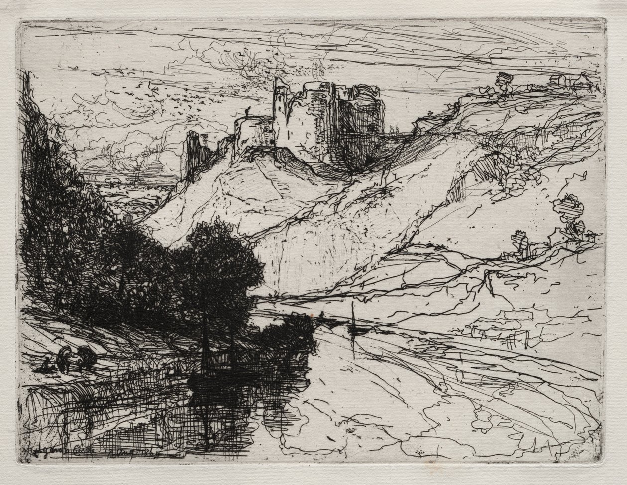 Kilgaren slott av Francis Seymour Haden