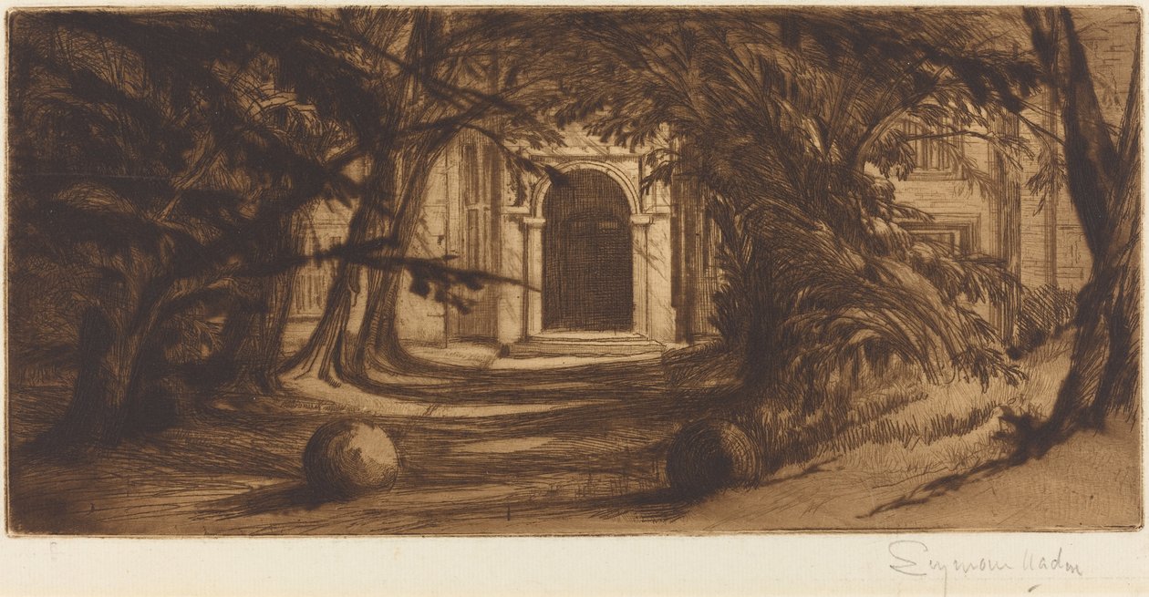 Mytton Hall av Francis Seymour Haden