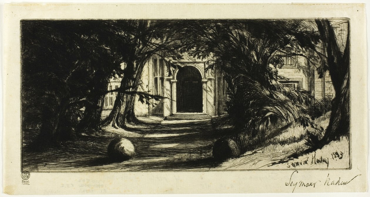 Mytton Hall av Francis Seymour Haden