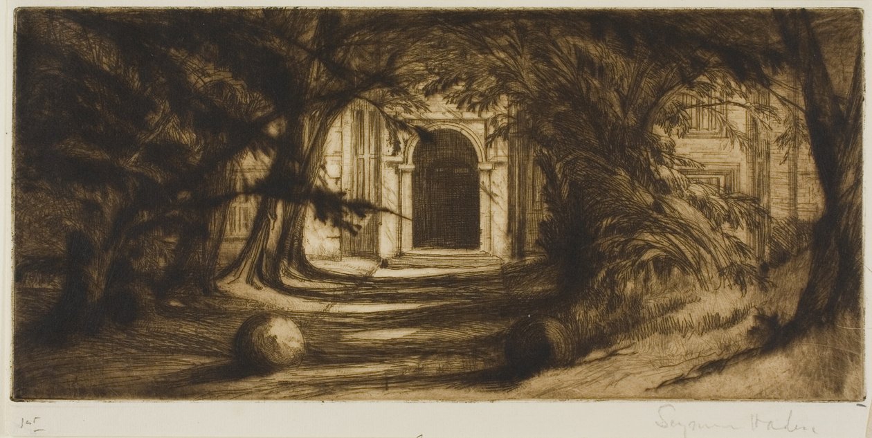 Mytton Hall av Francis Seymour Haden