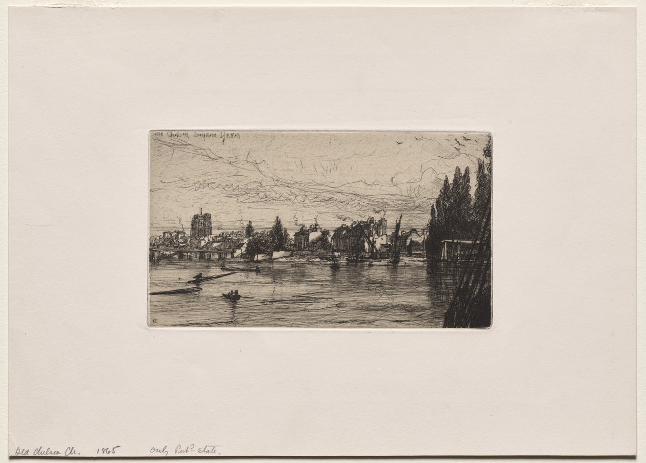 Old Chelsea Church av Francis Seymour Haden