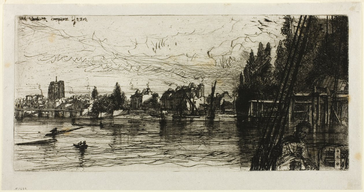 Old Chelsea Church av Francis Seymour Haden