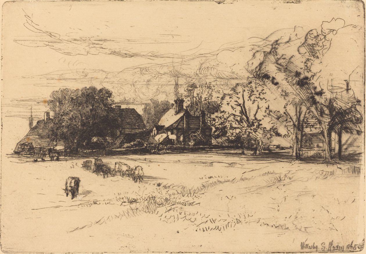 Old Willesley House av Francis Seymour Haden