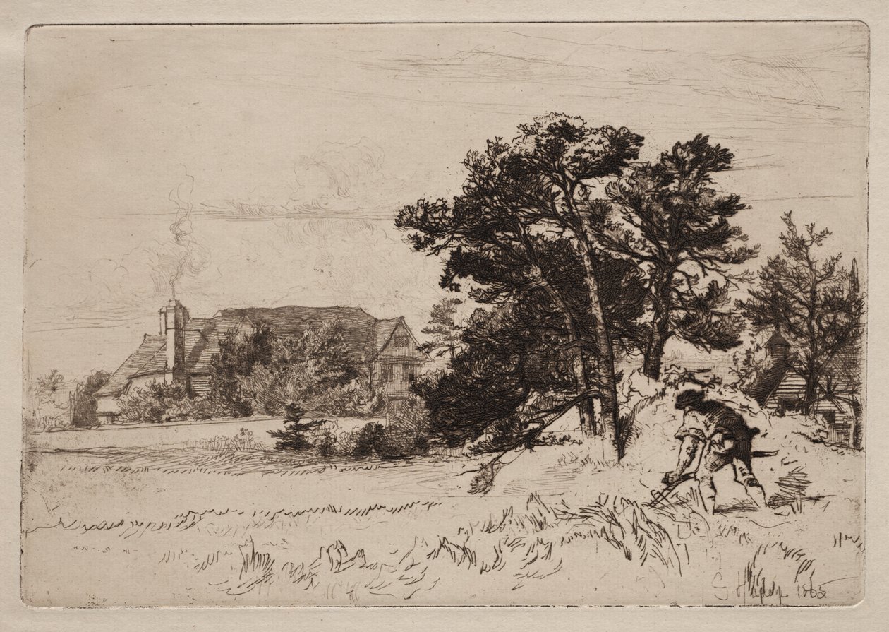 Old Willesley House av Francis Seymour Haden