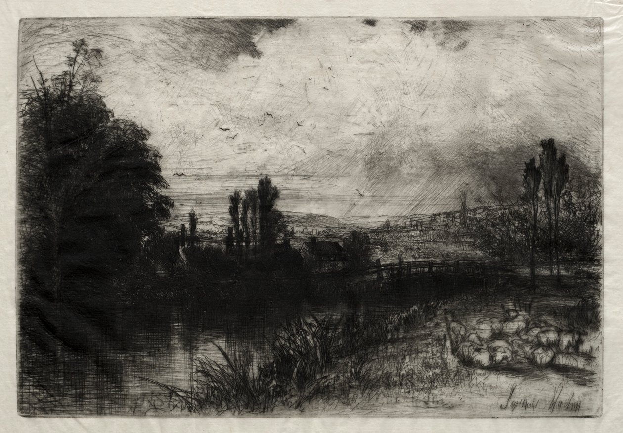 På testen. av Francis Seymour Haden