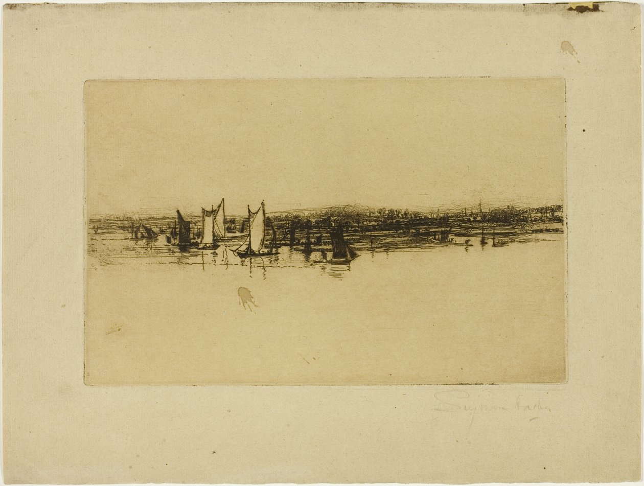 Overfor The Inn, Purfleet av Francis Seymour Haden