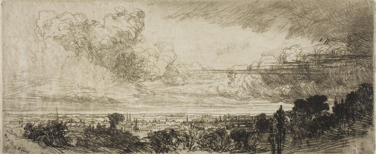 Ut av studievinduet av Francis Seymour Haden