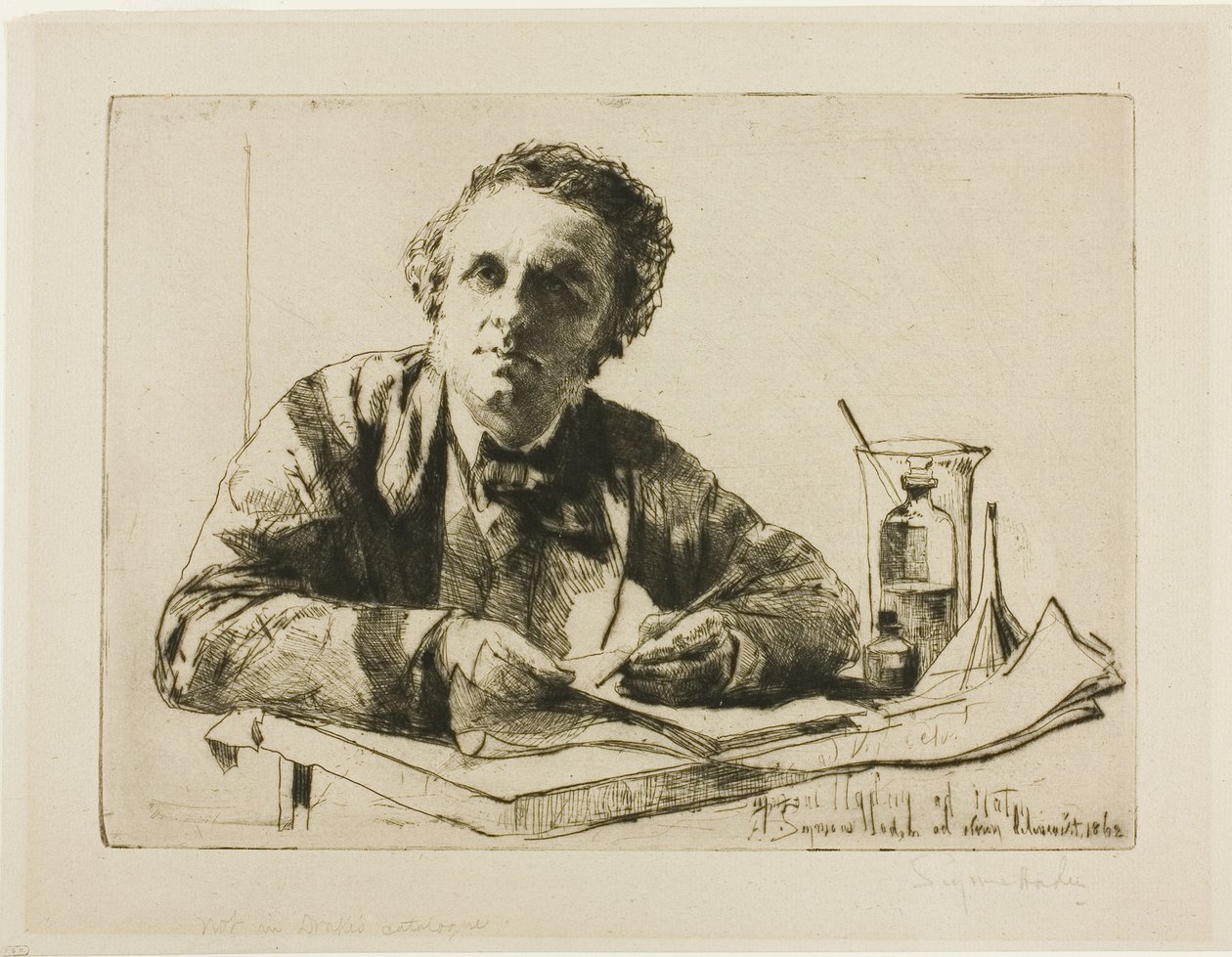 Portrett av Francis Seymour Haden, nr. 2 (Mens etsing) av Francis Seymour Haden