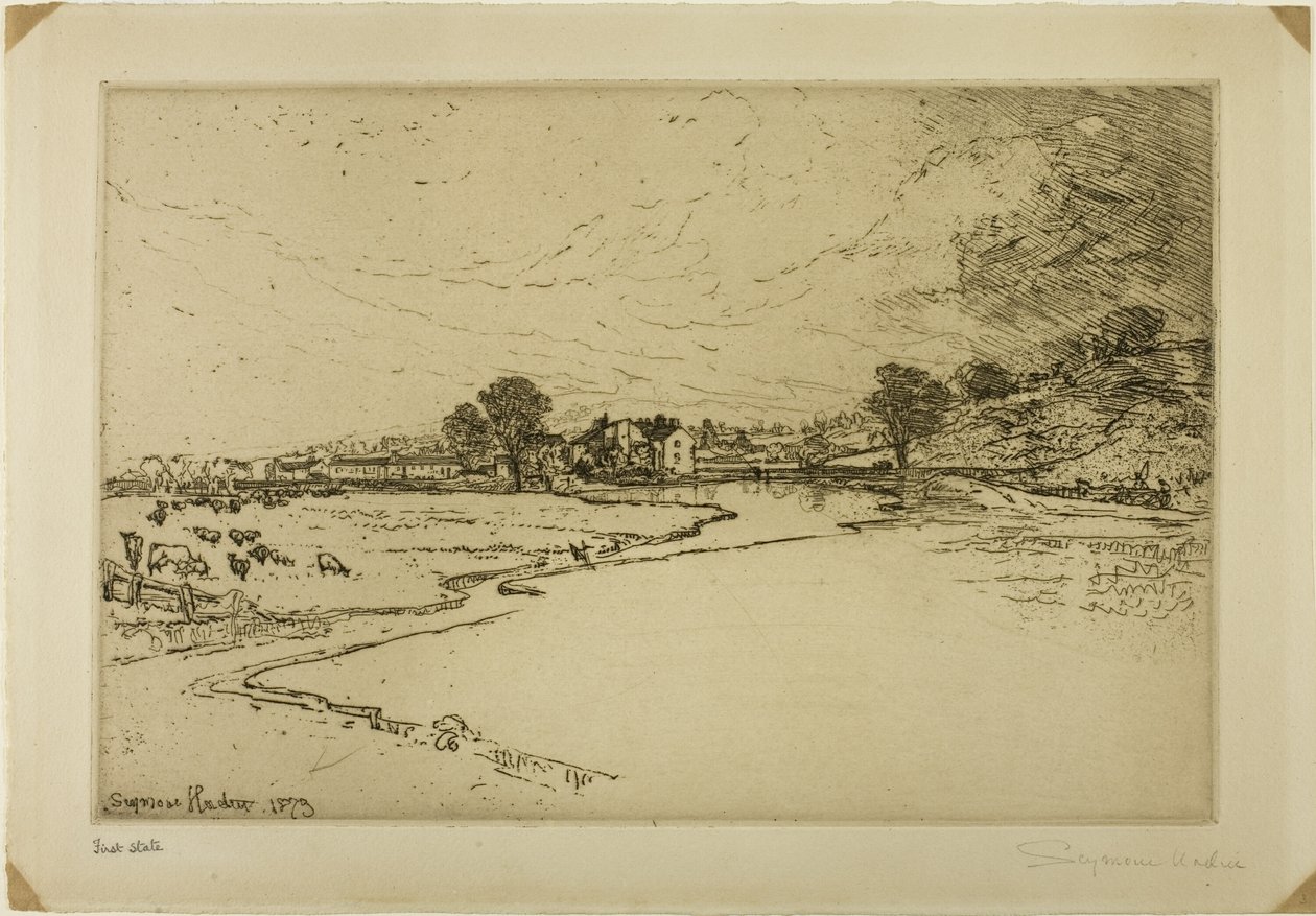 Sawley Abbey av Francis Seymour Haden